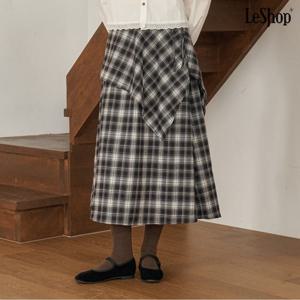 [르샵]랩스타일 레이어드 체크스커트(DP3WH009A)