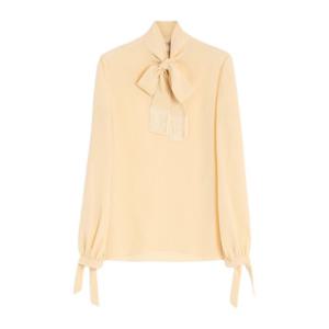 발렌티노 퍼시보우 프린지 실크 블라우스 7B3AEAV221B ET5