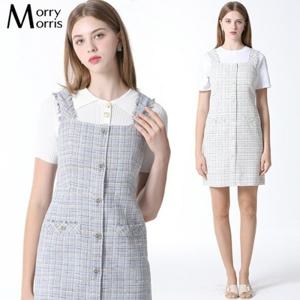 [르오트]트위드 메탈 슬리브리스 원피스_18423533_588586