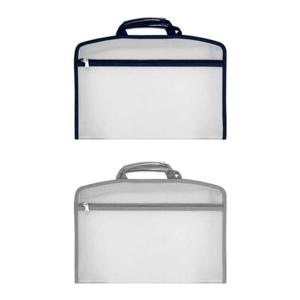 청운 BS지퍼화일케이스 5cm 청색/손잡이 (1개)