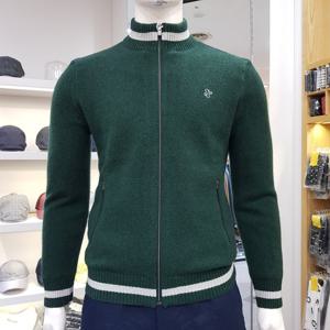 [루이까스텔]남성배색라인방풍풀집업울스웨터/7MESW001A