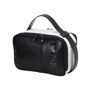 [핑]남성 절개 배색 투지퍼 파우치백 111E1BG004_BK_IC