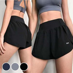 헬스 런닝 여성 옆트임 히든포켓 와이드밴딩 반바지
