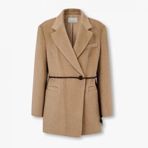 [보브]캐시미어 블렌드 벨티드 하프 자켓 7155410002