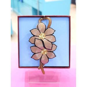 로뎀 세이브존05 프랑스 스와로브스키 플라워 바나나핀(브라운투톤)0 RRDD24020076