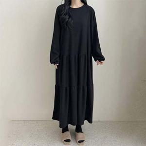 111 스판셔링오버롱원피스 DZYE980