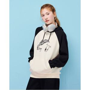 [에꼴리에][가을]이모티믹스 라글란 후드티 25C1456