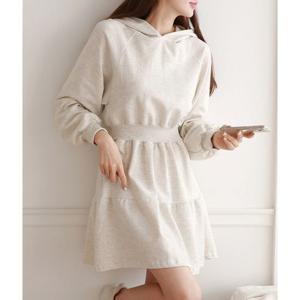 나그랑 후드 미니 원피스 LL-D141