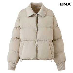 [BNX] 카라 니트 배색 데일리 패딩 점퍼 (BX4JP010L0)
