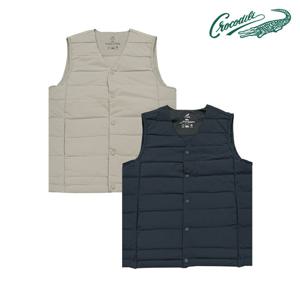 [크로커다일] 젠틀 브이넥 다운 베스트 CDAAAMV9820