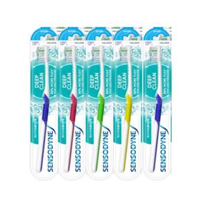 센소다인 딥클린 초 미세모 칫솔 5개 시린이 민감성 치아