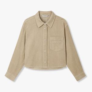 [보브]워싱 코듀로이 크롭 셔츠 (7155460001)