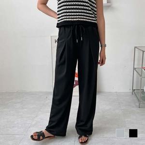 바틴 여자 주름 와이드 팬츠 SD-230449W