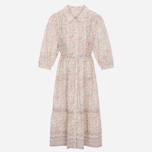 [써스데이아일랜드][여성]카라 오픈형 플라워 원피스 T256MOP147W