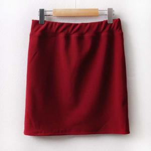 여성 빅사이즈 뮤엘골지미니스커트 WW6535