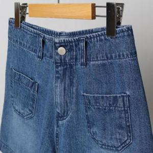 빅사이즈 여성큰옷 숏데님 빅사이즈미시옷 307I963S