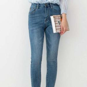 스판 롤업워싱 바지 스키니 청바지 DJJ703