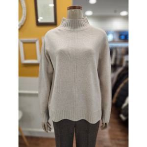 [BCBG]울 혼방 하프터틀 풀오버 니트 B5DBK491