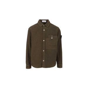 스톤아일랜드 로고 패치 롱슬리브 오버셔츠 K2S151200019S0228 V0054 TP957435657