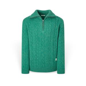 남성 케이블 울 반집업 니트 HZSW5D325E3