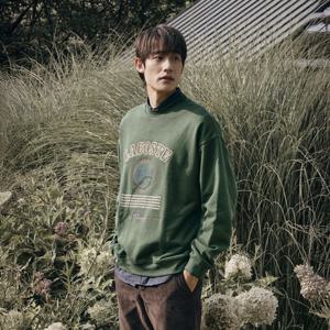 [라코스테공식] 남성 빅그래픽 루즈핏 크루넥 스웻셔츠 SH5888-55N 132