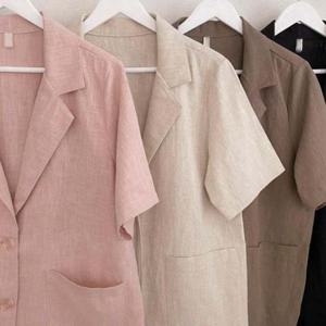 빅사이즈 306P589S 여성큰옷 반팔 빅사이즈미시옷 린