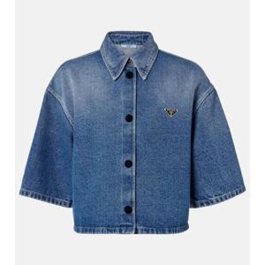 프라다 데님 셔츠 GFC06116PKF0V3N LIGHT BLUE DOM