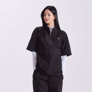 다운블로우DBS4TBK4005 여자하이넥 스트링반팔아노락