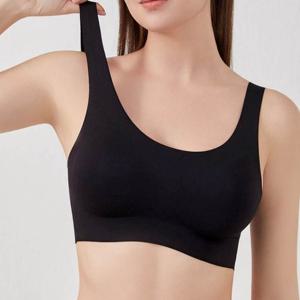 여름철 매쉬 소재 여성 쿨링 심리스 일체형 캡 브라