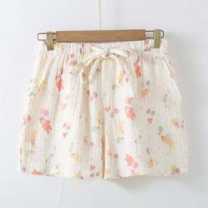 여름반바지 로맨틱이중거즈면 순면 잠옷바지 IT-25032