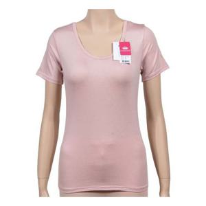 부드러운 여성 반팔 기모 3부내의 상의 신축성좋은