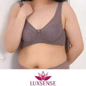 (럭센스)도트패턴 몰드 와이어 빅사이즈 브라