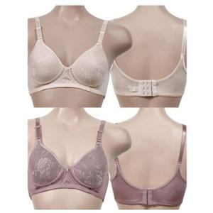 (창민)쿨인견 플라워 쟈가드 몰드 노와이어 브라 GWM