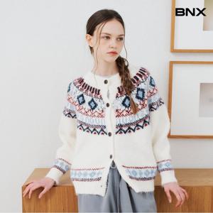 [BNX]원터 패턴 소프트 헤어리 가디건 (BX4CD052L0)