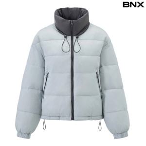 [BNX] 넥 스트링 퀼팅 집업 패딩 점퍼 (BX4JP045L0)