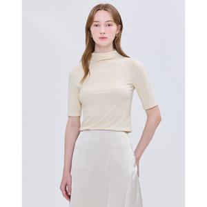 질스튜어트 뉴욕 여성 25SS 스테디셀러 옐로우 단색 반팔티셔츠 WJTS5B220Y1