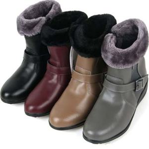 국산 여성 소가죽 털부츠 방한부츠 패딩부츠 켄지