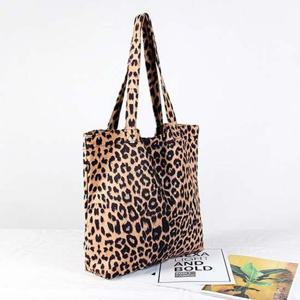 레오파드패턴 여자숄더백 부드러운촉감 에코백 2컬