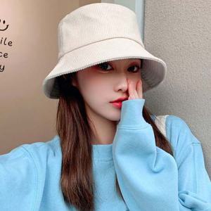여성 사계절 겨울모자 코듀로이 버킷햇 골덴 벙거지