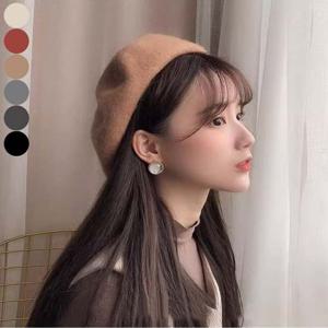 여성 겨울 울 혼방 화가모자 찐빵모자 베레모 팔각모