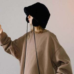 남여공용 겨울 퍼 귀달이 지퍼 탈부착 귀도리벙거지