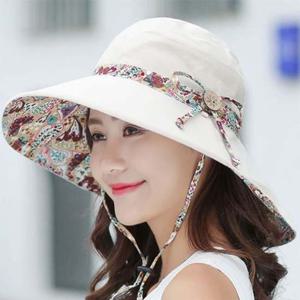 은창)럭셔리 하트 포인트 선캡 모자 여름 휴가 비치