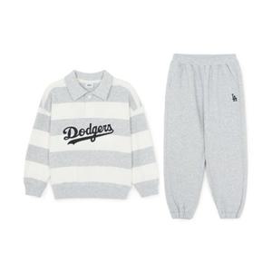 [엠엘비키즈] JD 스포티브 바시티 럭비 스트라이프 카라 맨투맨세트 7AS2V0261 7AS2V0261.