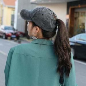 포니테일 볼캡 고급 빈티지볼캡 트렌드 캡모자 데님모