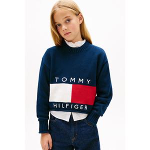 [타미힐피거칠드런] 타미힐피거 키즈 T42G0WWO450GT1 헤리티지 플래그 인타샤 스웨터 T42G0WWO450GT1