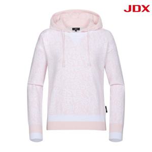 [JDX] 여성 슬로건 레터링 후드 풀오버(X2SPW5347LP)