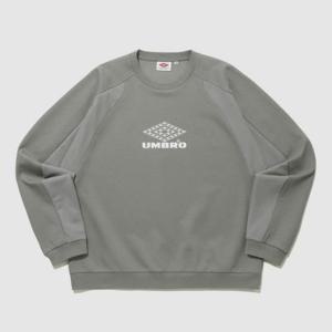 엄브로긴팔티 PQA UQ121CFS22-GKA 엔지니어드 이중지 맨투맨 / GREY KHAKI