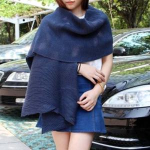 네이비 어깨숄 / 롱사이즈 머플러