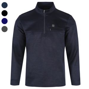 남자 겨울 스판성 좋고 따스한 반집업티 FRX-L-TS-118-곤색