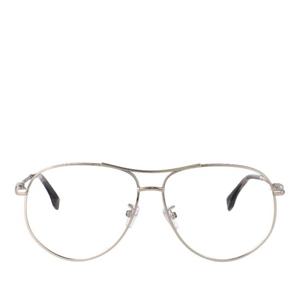 펜디 메탈 더블 브리지 에비에이터 안경테 FE50142U 016 59